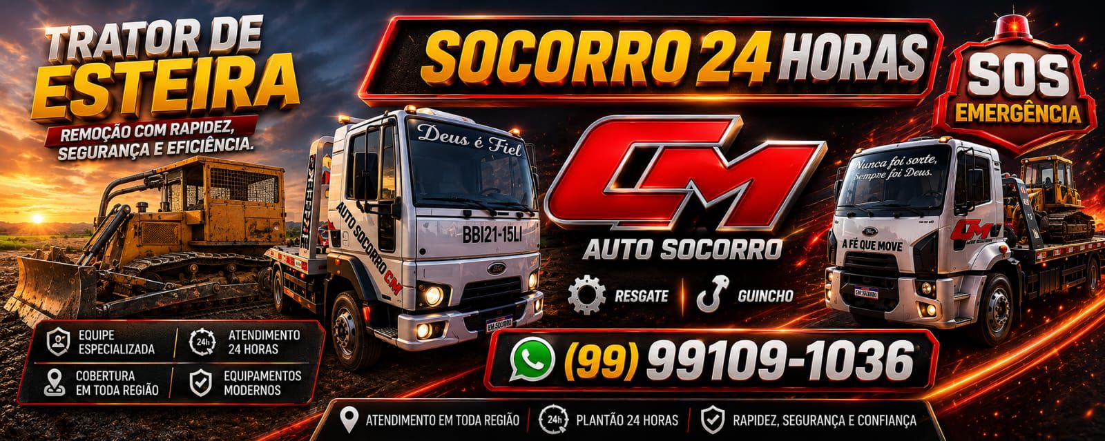 Transporte de trator de esteira em Grajaú-MA e região